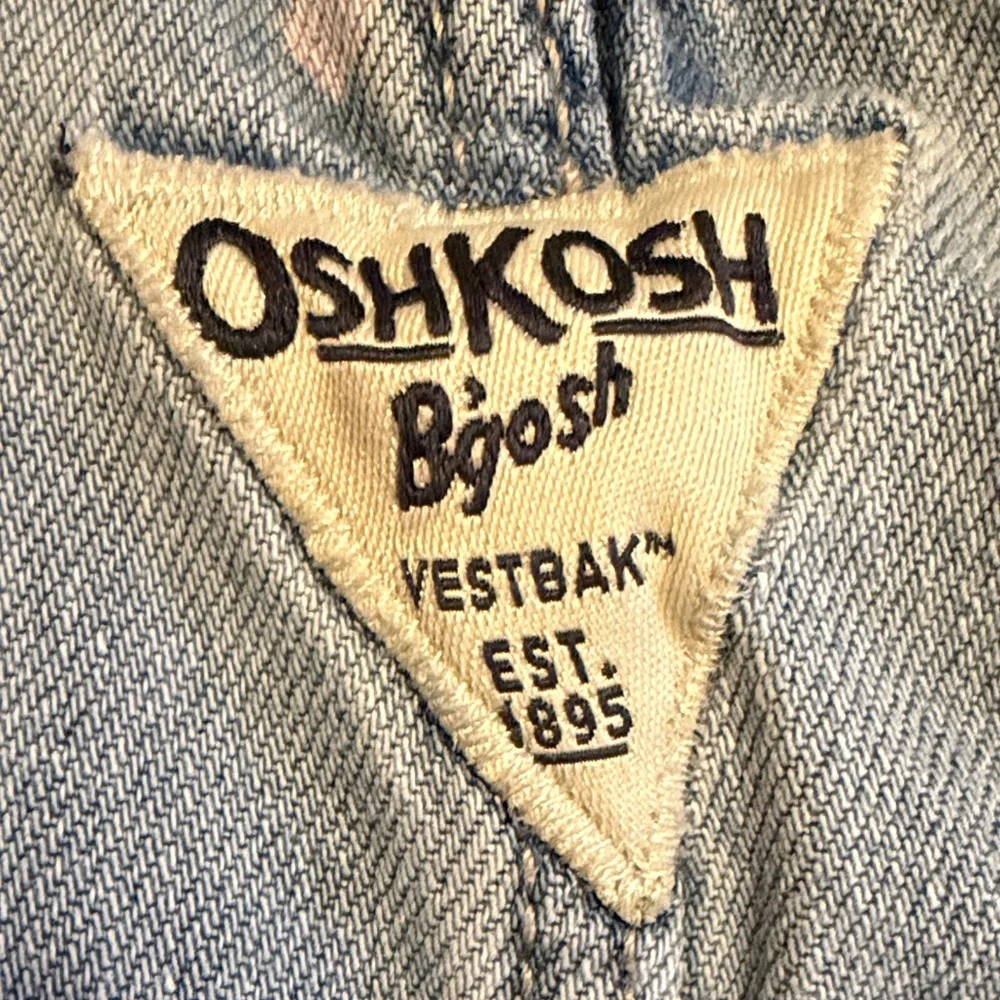 OshKosh B'gosh Light Blue Denim‎ Heart Overalls